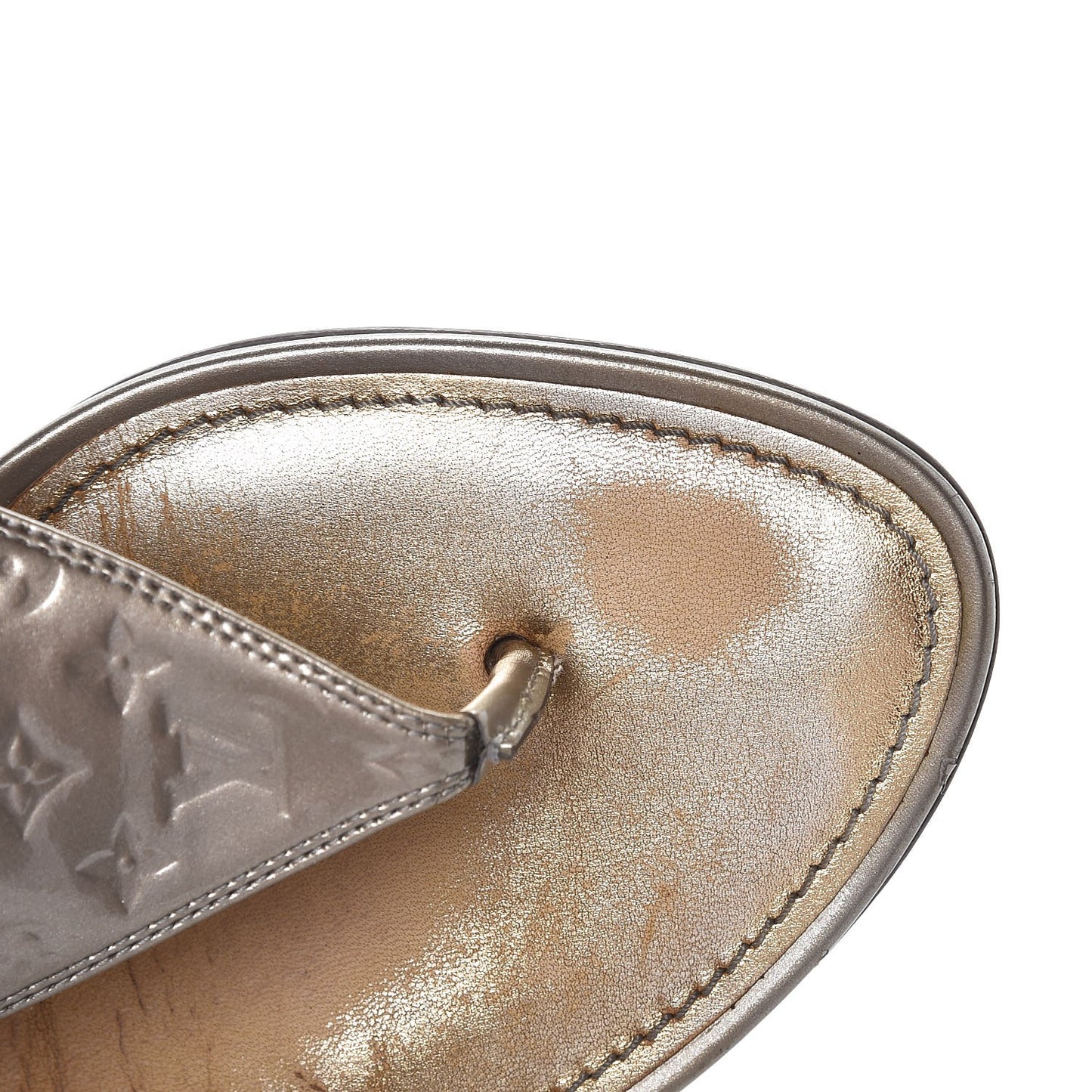 Vernis No Doubt Thong Sandals 39 Gris Art Deco