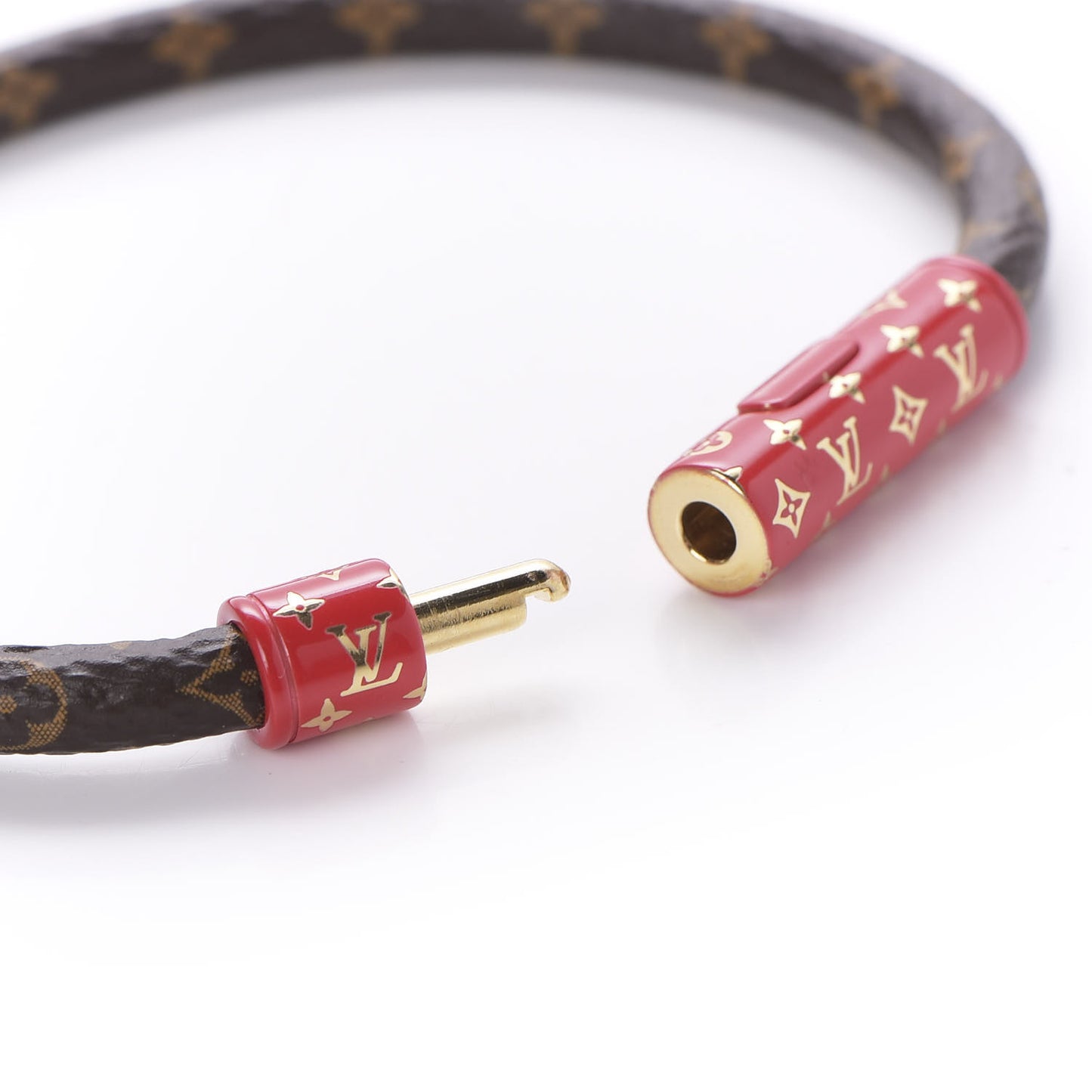 Monogram Confidential Bracelet 19 Red