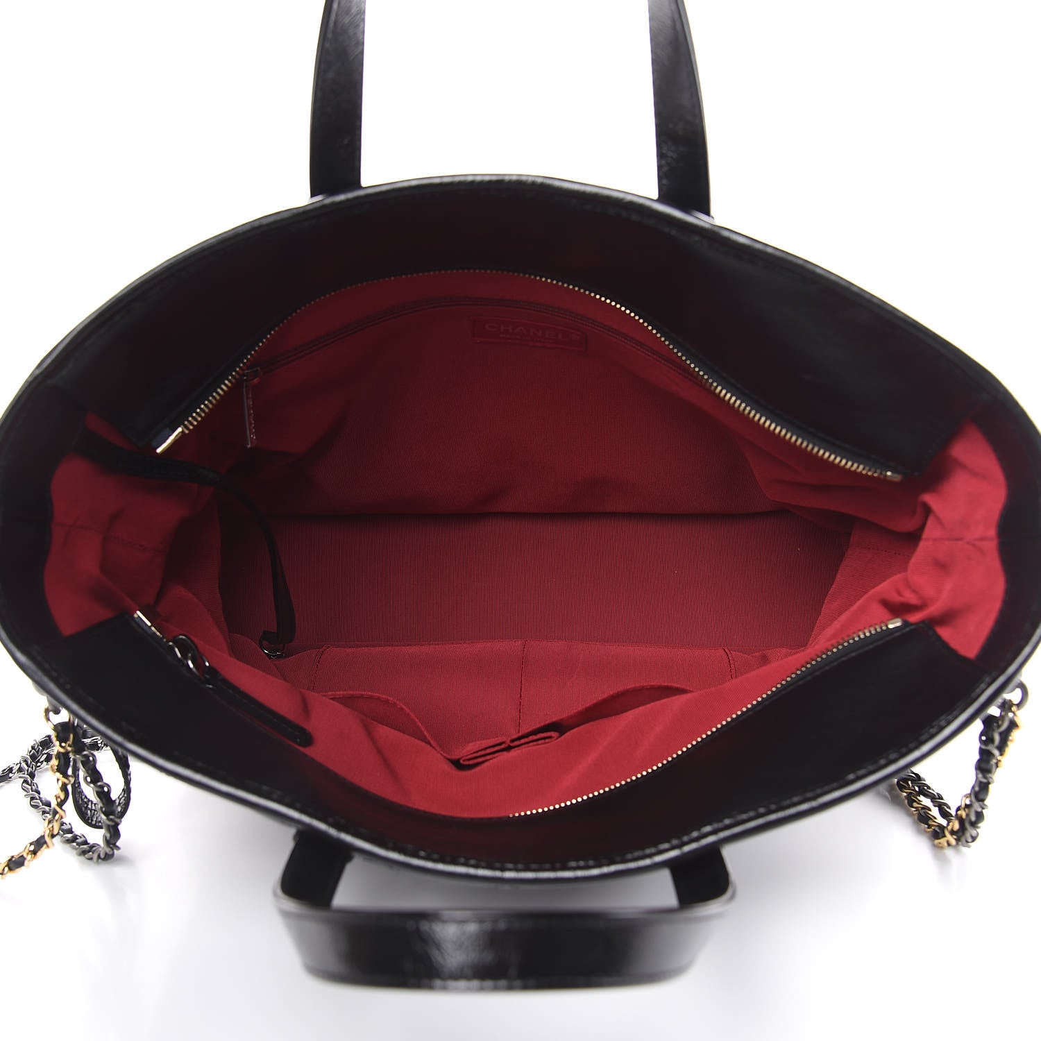 Chanel Calfskin Quilted Large Gabrielle Shopping Tote Black 6 of 11