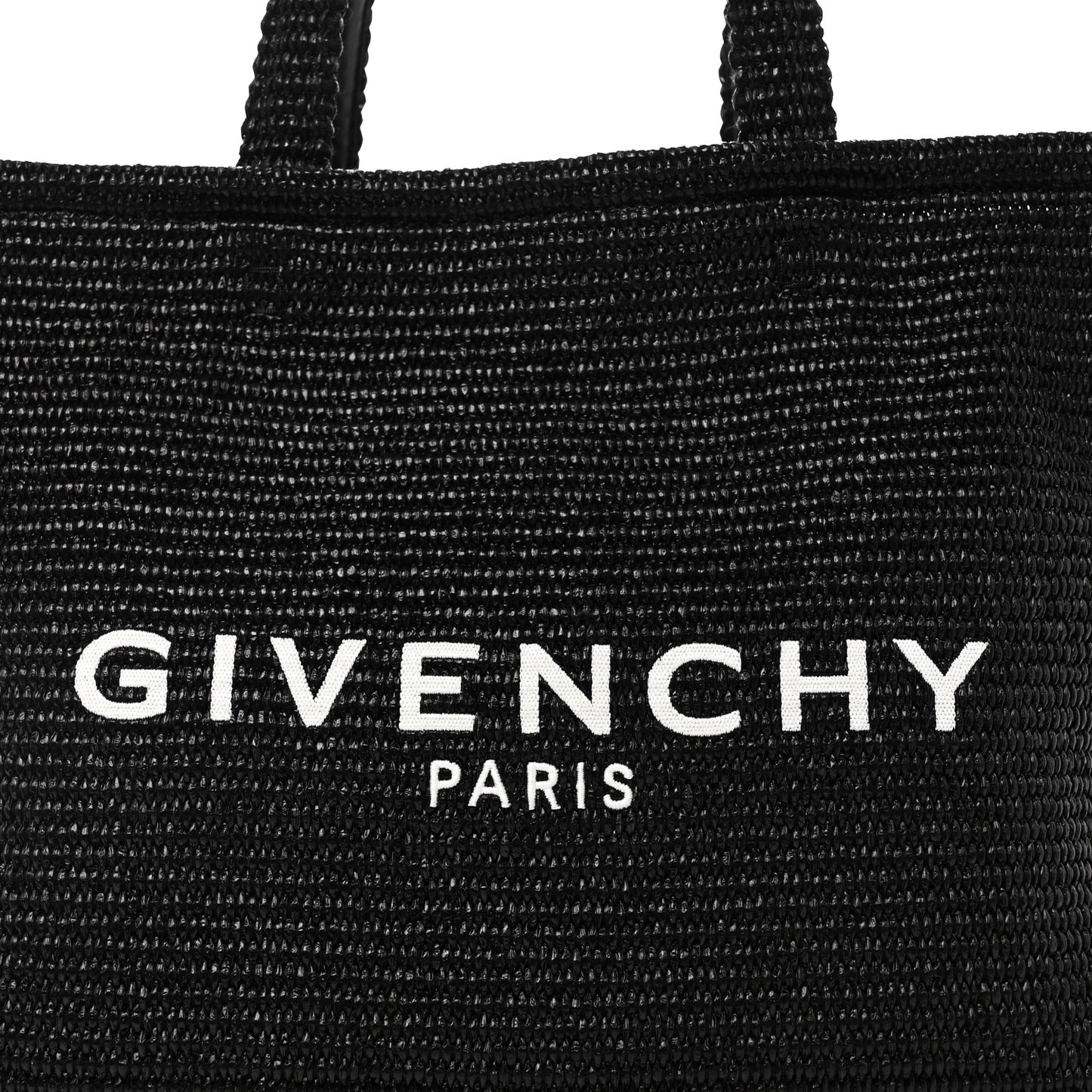 Raffia Medium G Tote Black