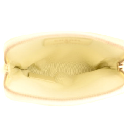 Chanel Caviar Quilted Zip Card Holder Wallet Light Yellow 5 of 12