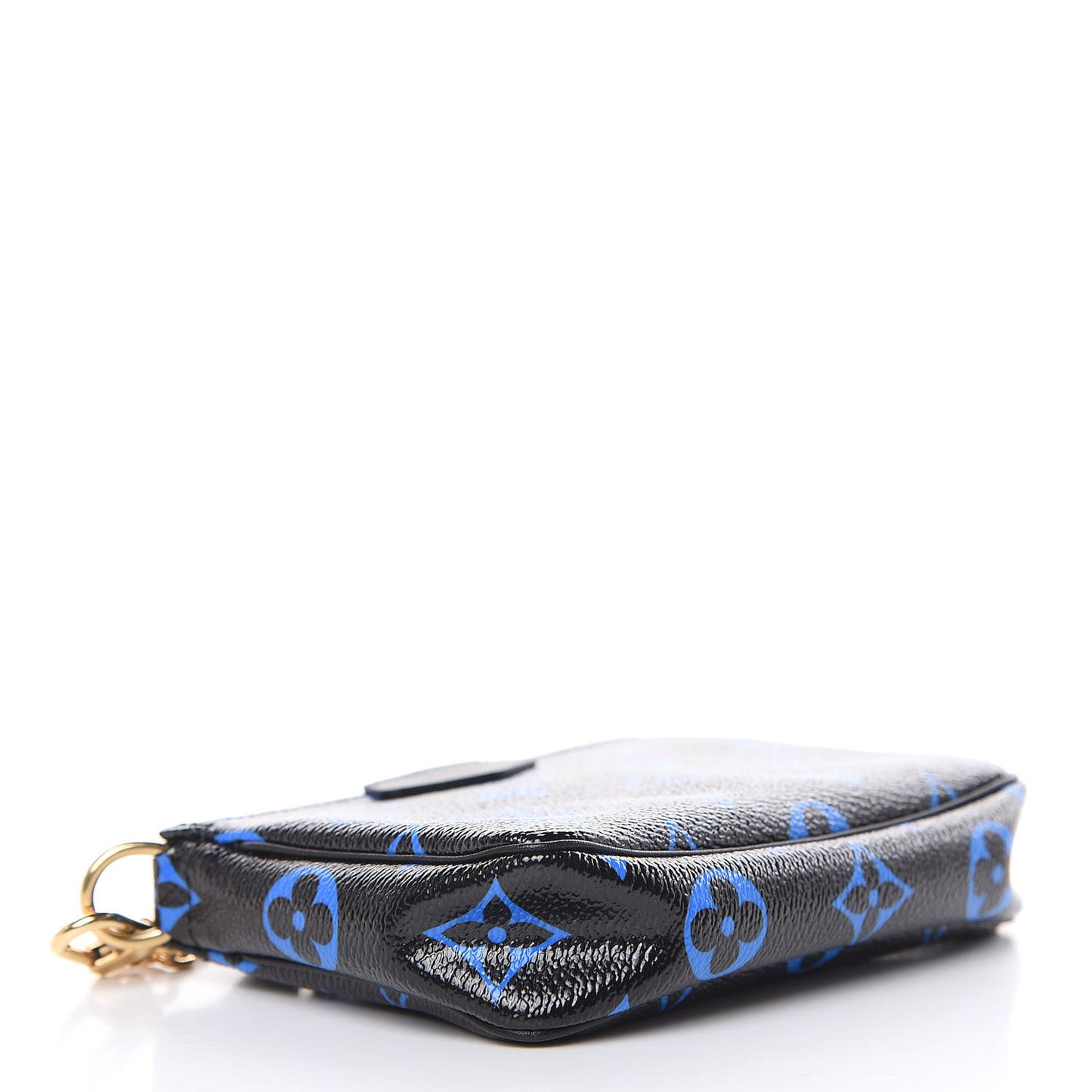 Colored Monogram Mini Pochette Accessories Blue Black