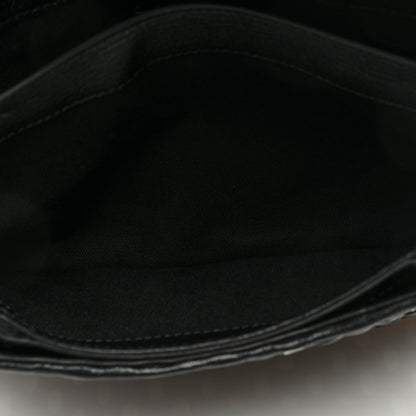Givenchy Woven Sugar Goatskin Medium Antigona Envelope Clutch Black White 5 of 7