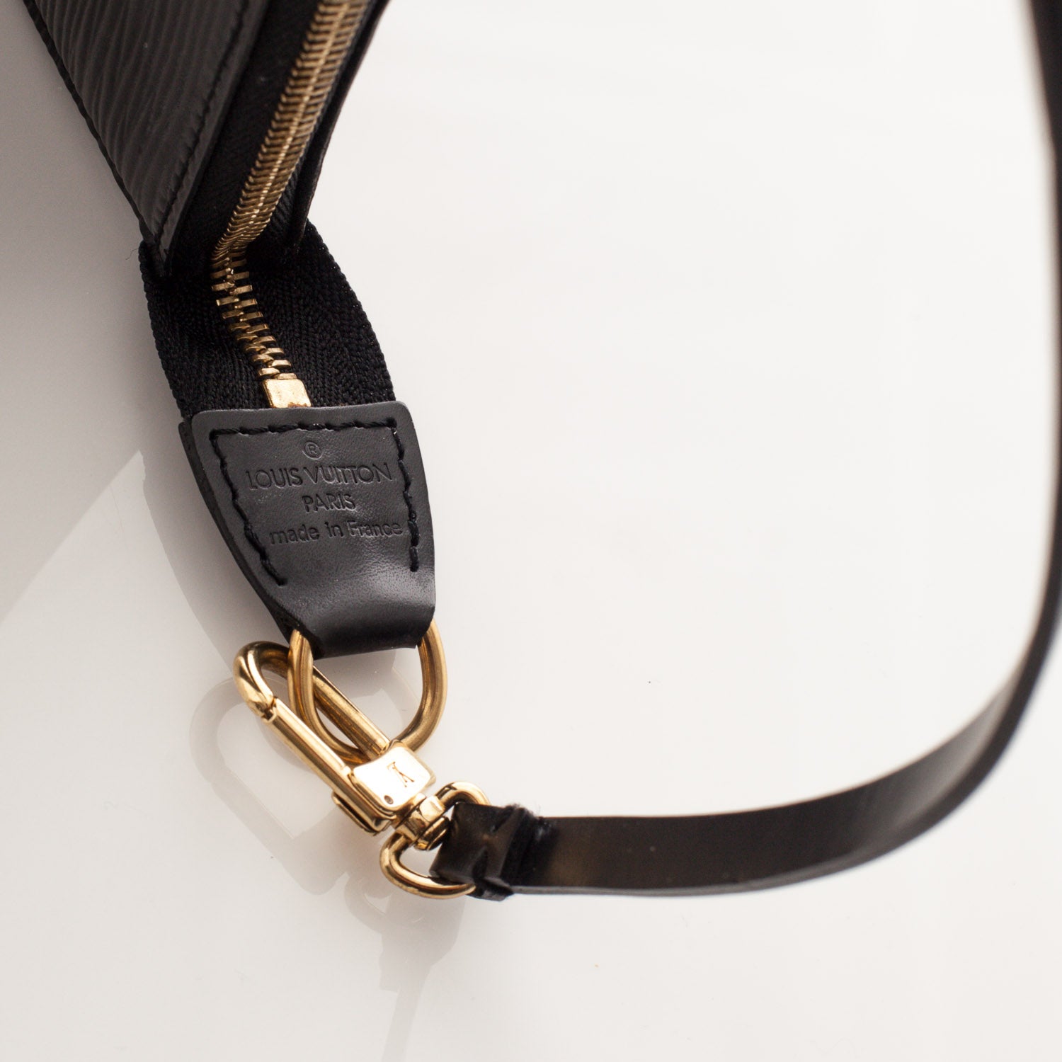 Louis Vuitton Epi Pochette Accessories Black 5 of 7