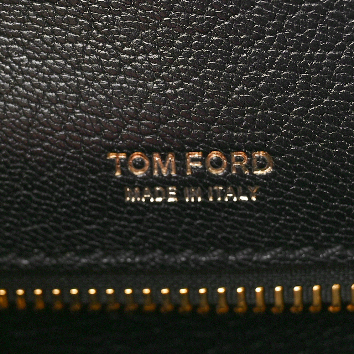 Tom Ford Shiny Goatskin Top Handle Day Bag Black 6 of 9