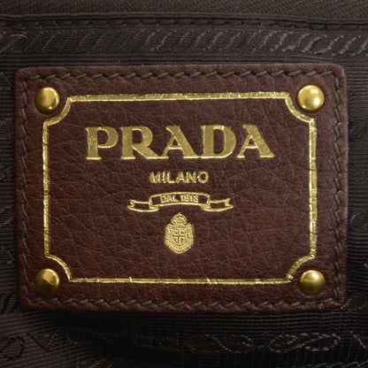 Prada Calf Hair Zebra Print Shoulder Bag White Bruciato 7 of 9