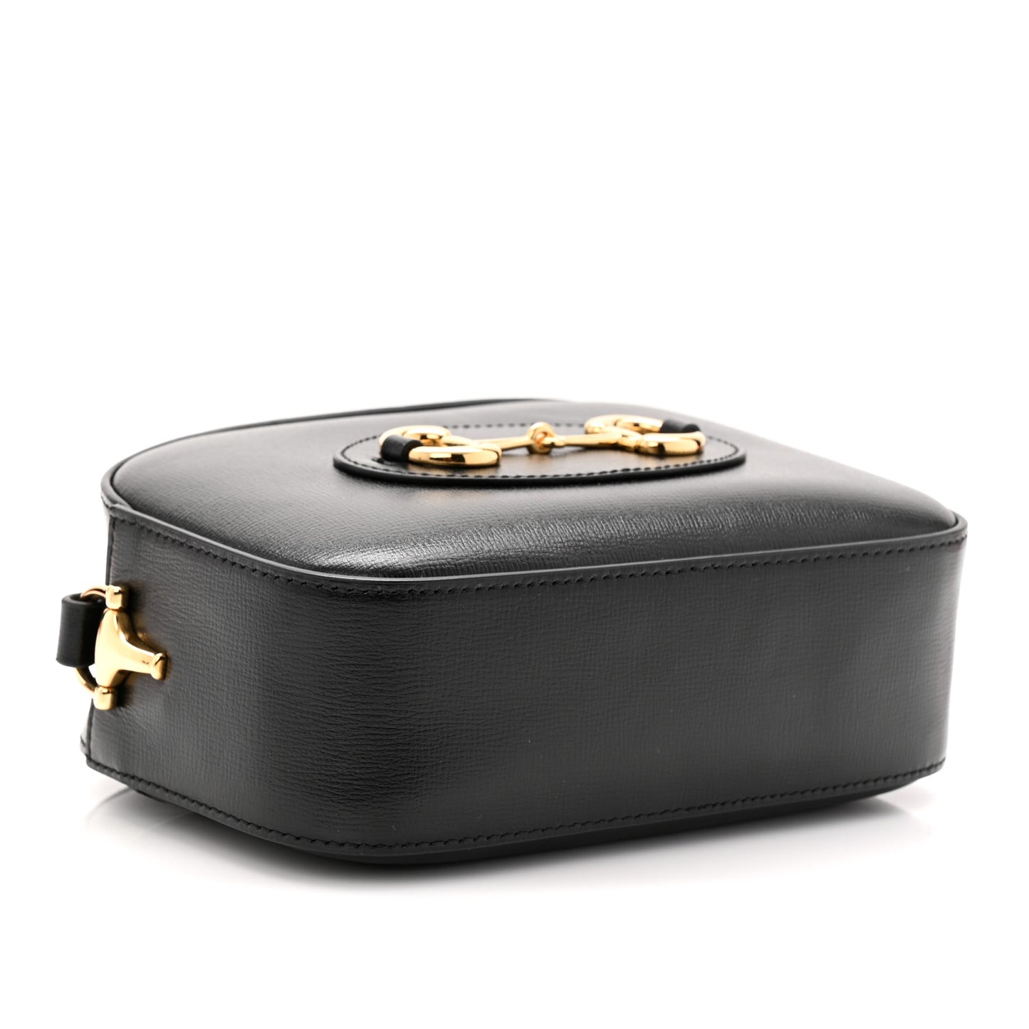 Calfskin Mini Horsebit 1955 Camera Shoulder Bag  Black
