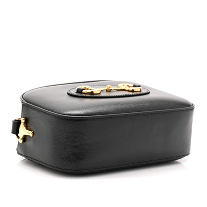 Gucci Calfskin Mini Horsebit 1955 Camera Shoulder Bag  Black 9 of 11