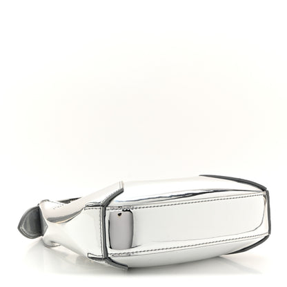 Alexander McQueen Metallic Jeweled Mini Hobo Bag Silver 4 of 11