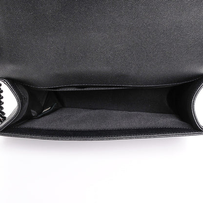 Chanel Caviar Quilted Medium Boy Flap So Black 5 of 7