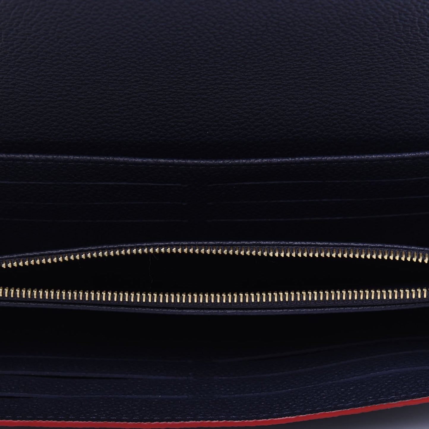 Empreinte Sarah Wallet NM Marine Rouge