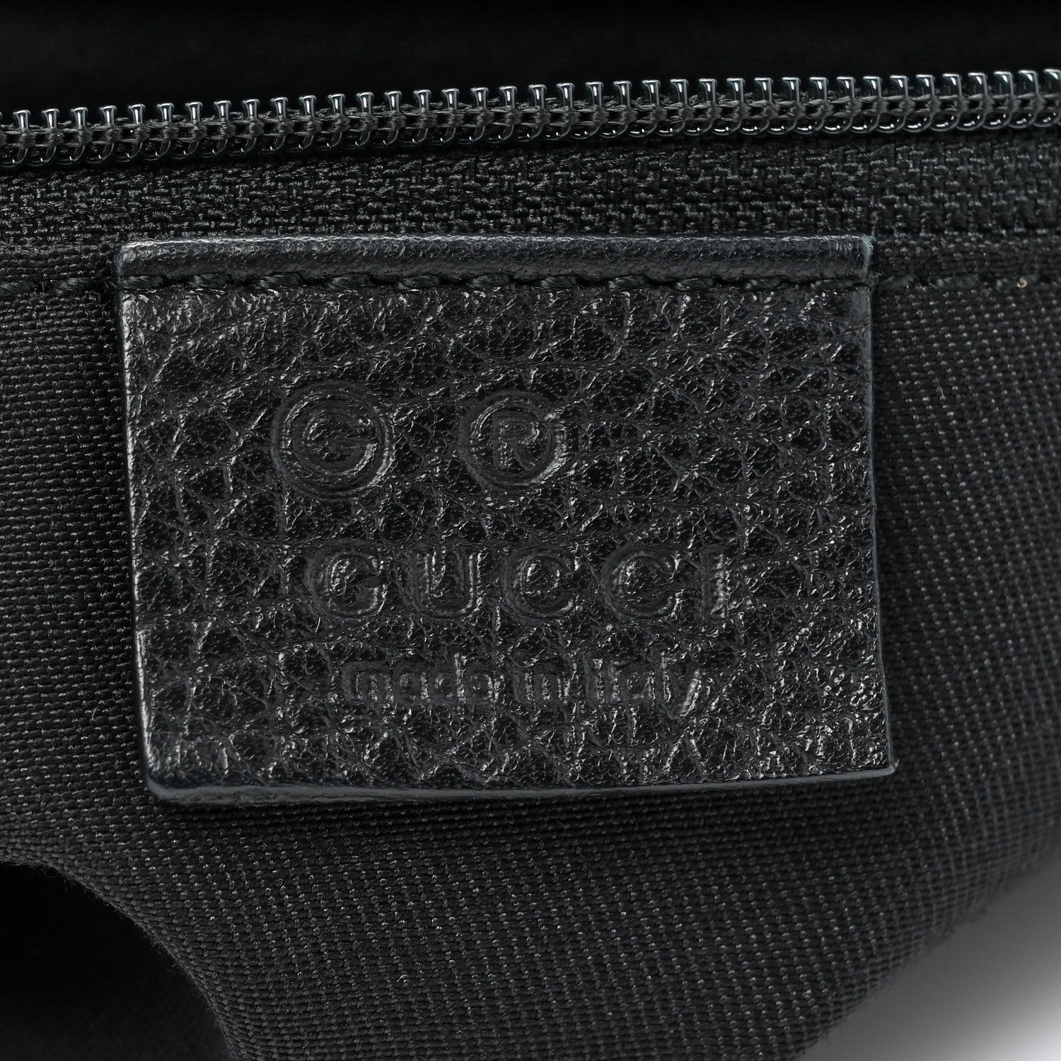 Gucci Denim Monogram Abbey D Ring Hobo Black 6 of 13