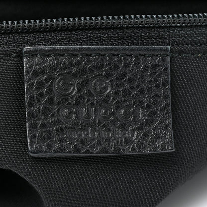 Gucci Denim Monogram Abbey D Ring Hobo Black 6 of 13