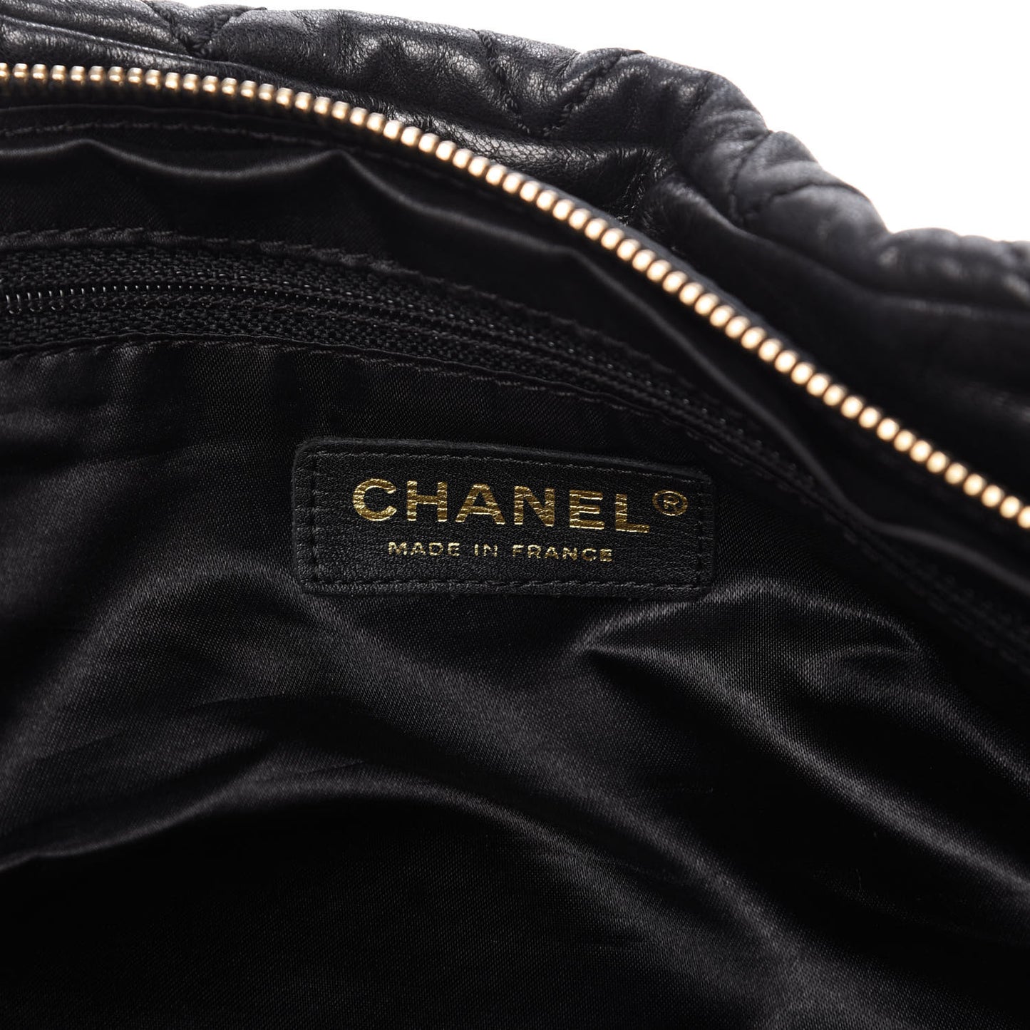 Distressed Lambskin Lady Braid Bowler Black
