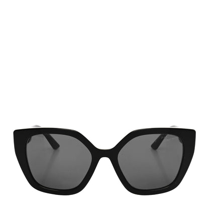 Prada Cat Eye Sunglasses SPR 24X Black White 2 of 7