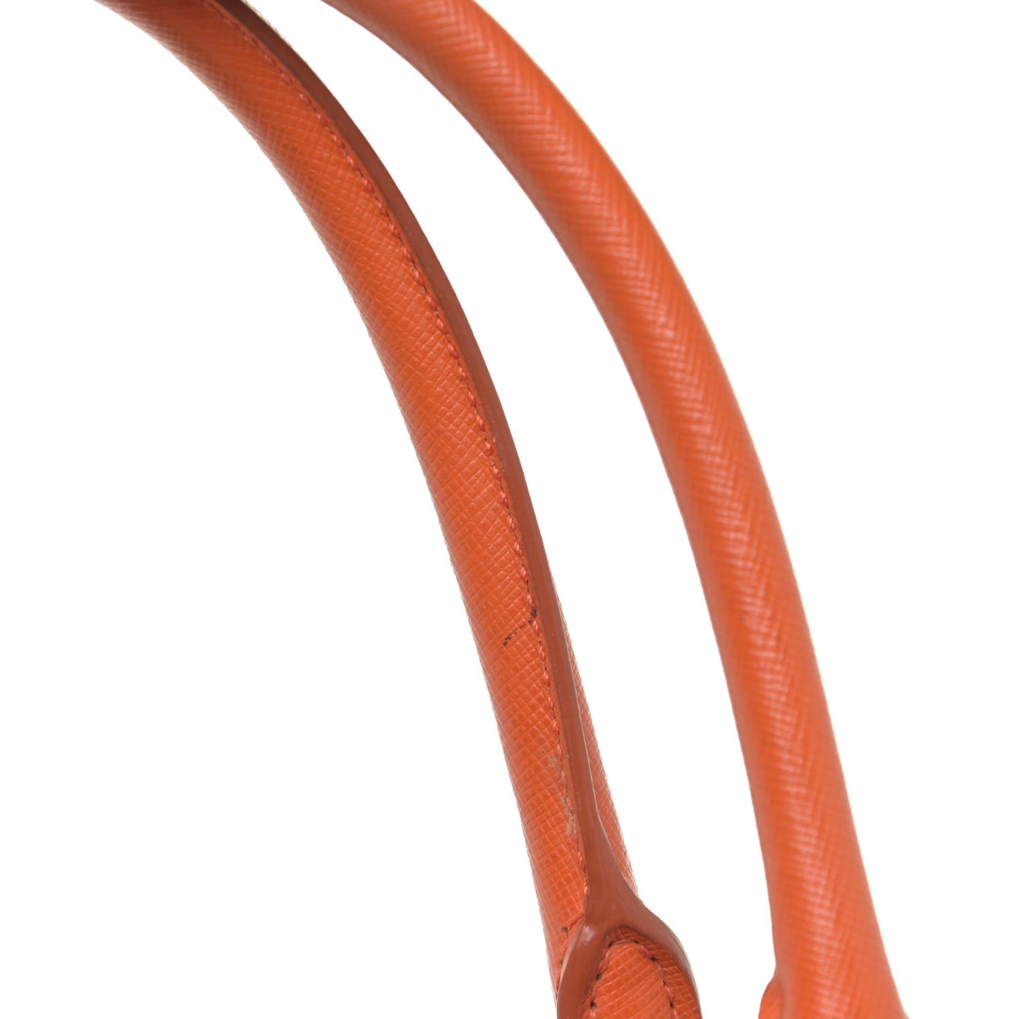 Saffiano Cuir Medium Double Bag Papaya