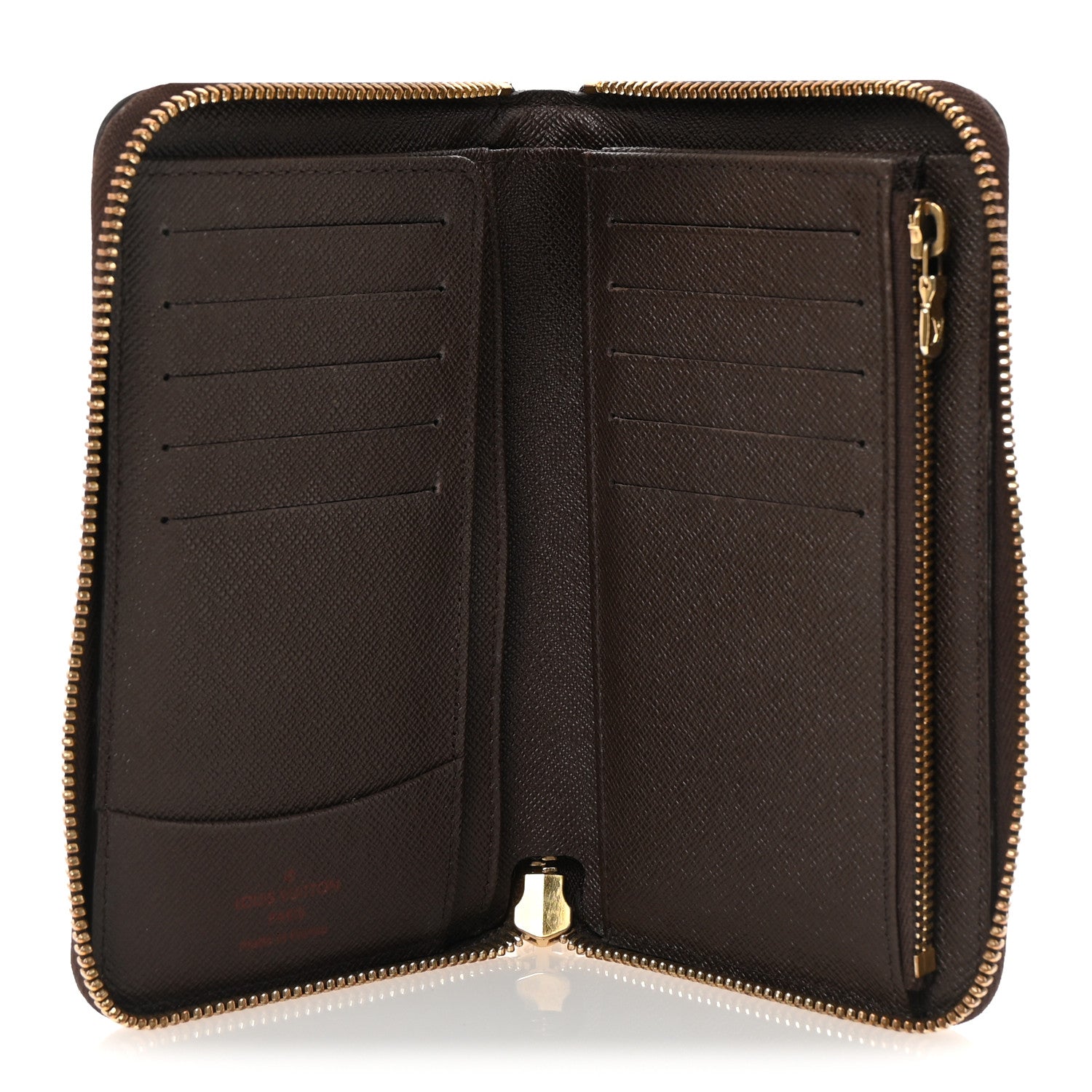 Louis Vuitton Damier Ebene Zippy Compact Wallet 5 of 7