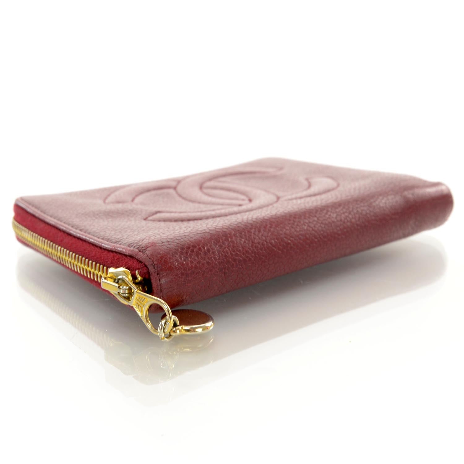 Chanel Caviar Organizer Wallet Red 4 of 9