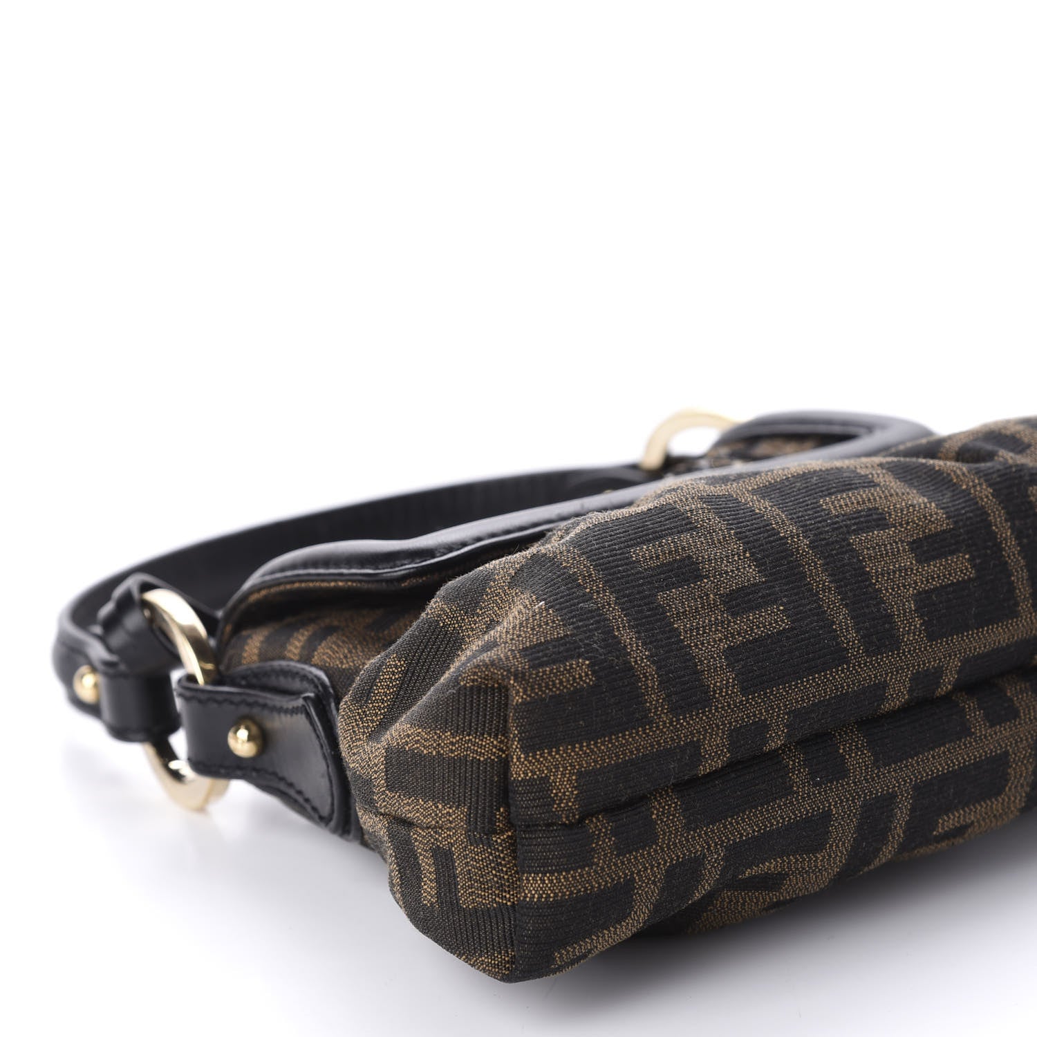 Fendi Sequin FF Mini Chef Shoulder Bag Tobacco 6 of 10