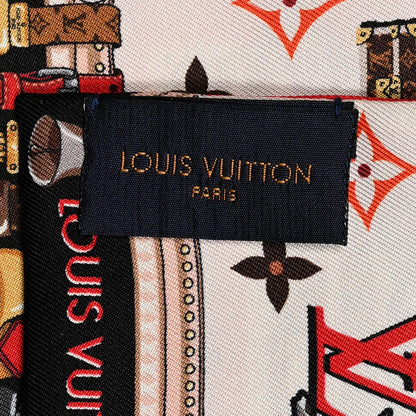 Louis Vuitton Silk Monogram Rodeo Bandeau Red 4 of 4