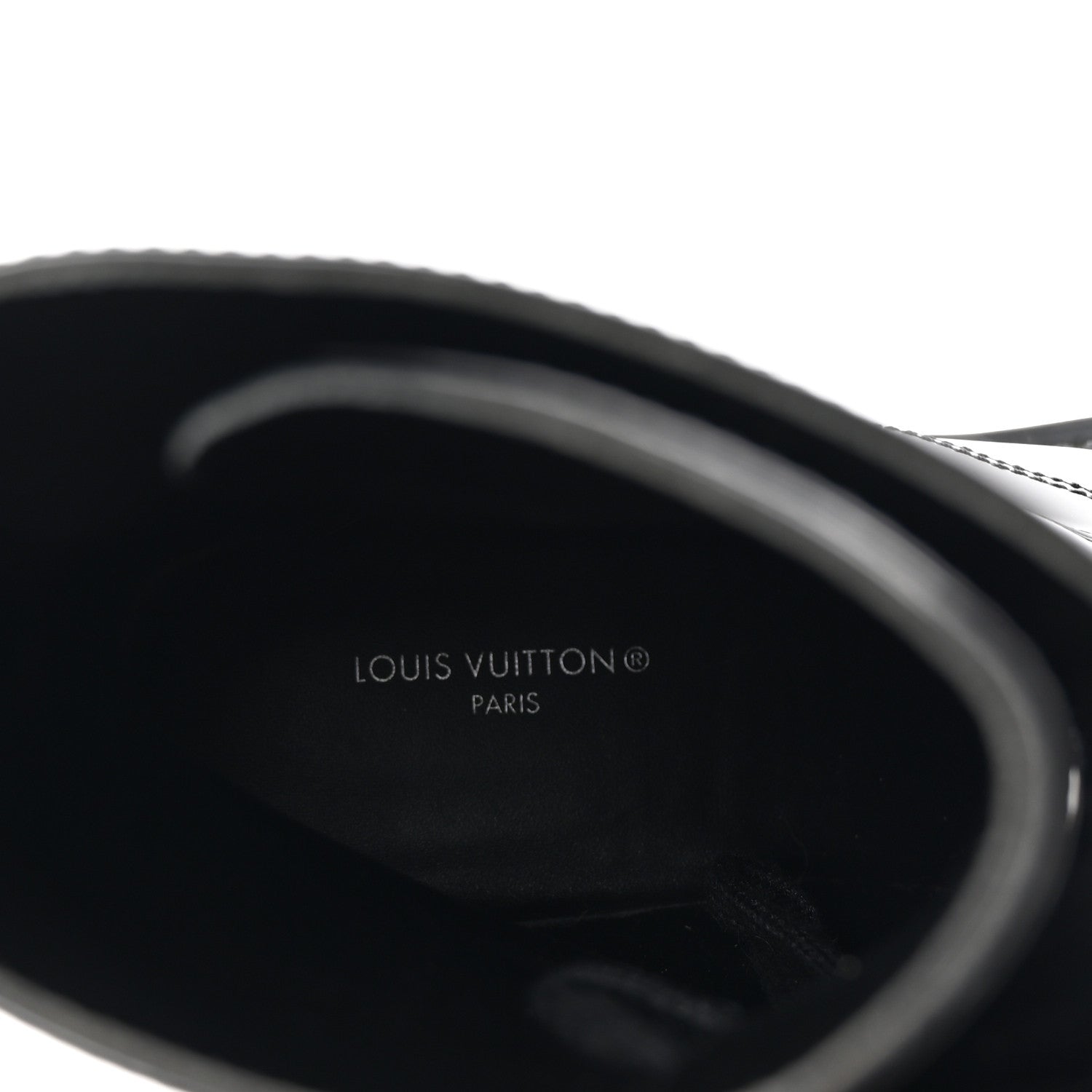 Louis Vuitton Patent Territory Ranger Boots 38 Black 8 of 10