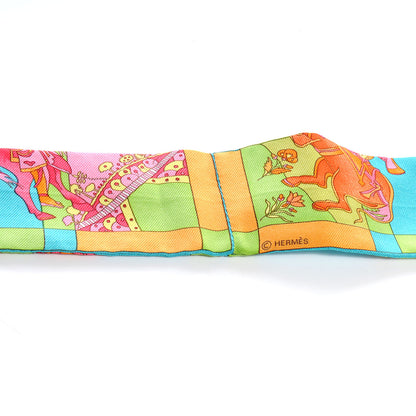 Hermes Silk Fantaisies Indiennes Twilly 4 of 5