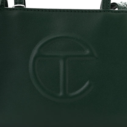 Telfar Vegan Leather Small Shopping Bag Dark Olive 8 of 10