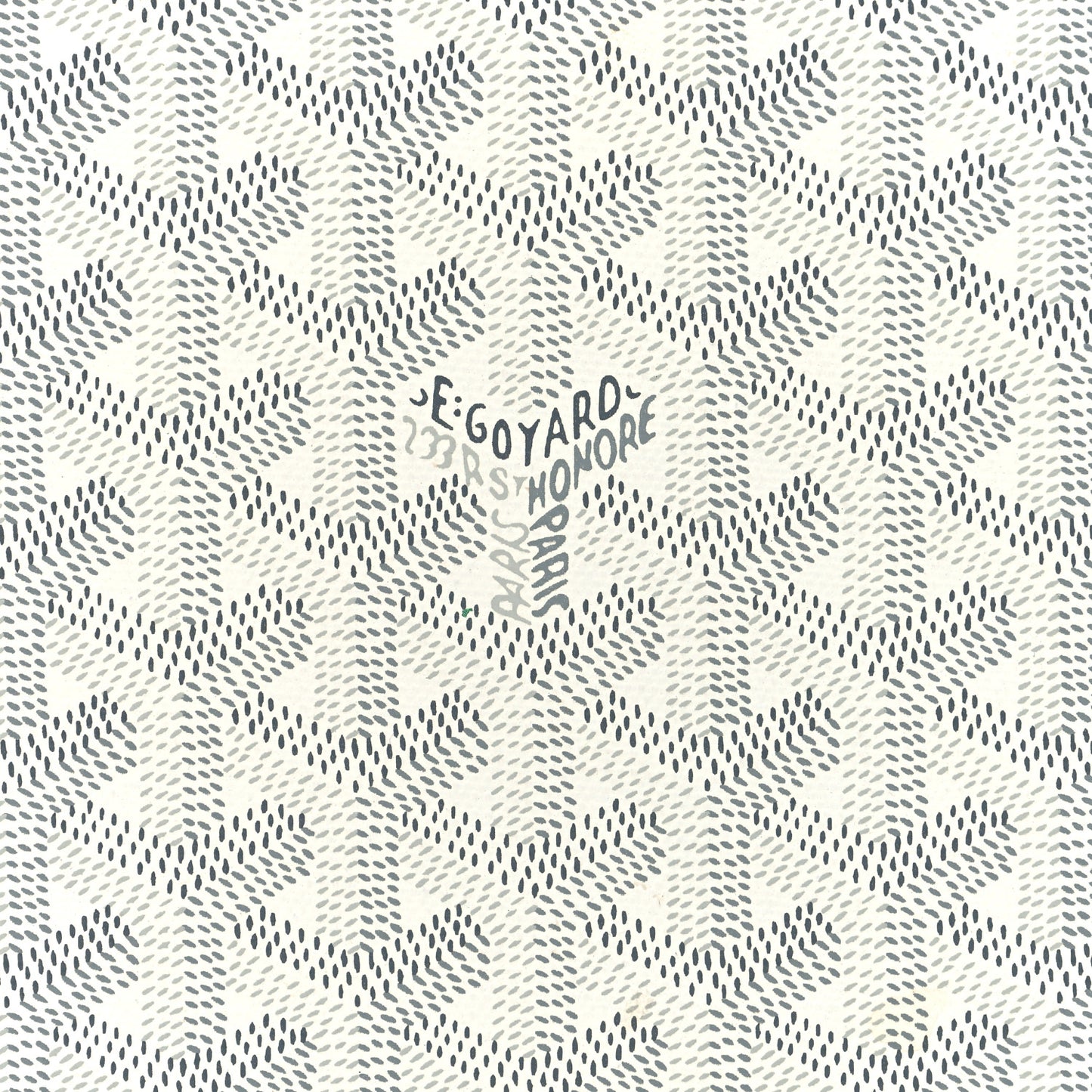 Goyardine Alto Hatbox White