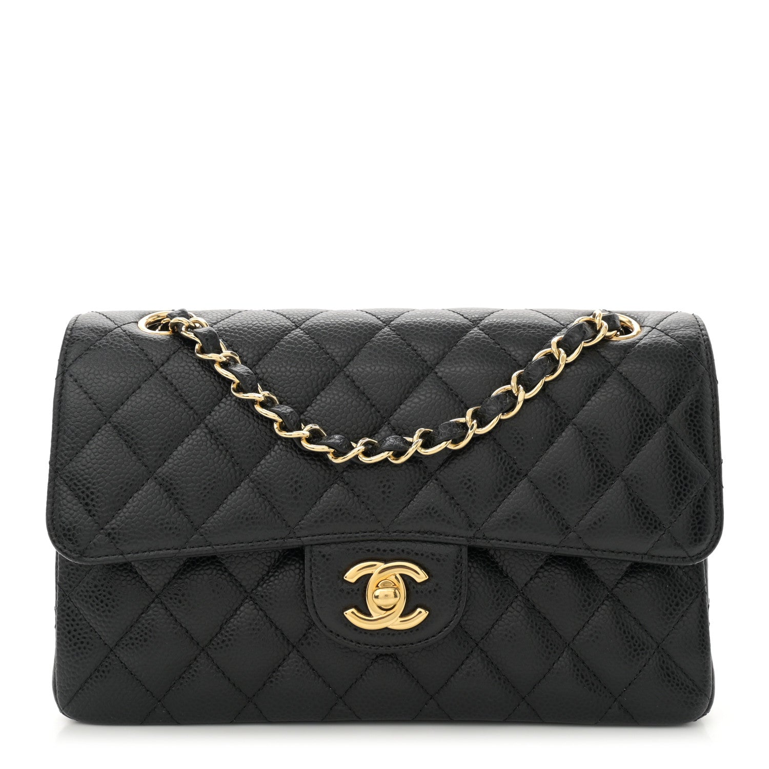 Chanel Caviar Quilted Small Double Flap Black 1 of 11