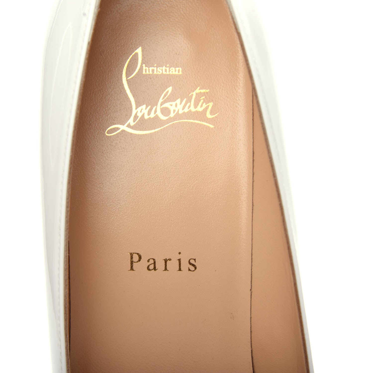 Christian Louboutin Patent Kate 85 Pumps 39 White 8 of 10