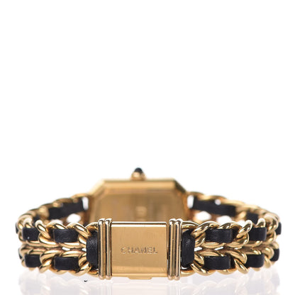 Chanel Stainless Steel Lambskin 20mm Chain Premiere Quartz Watch Gold L 5 of 7