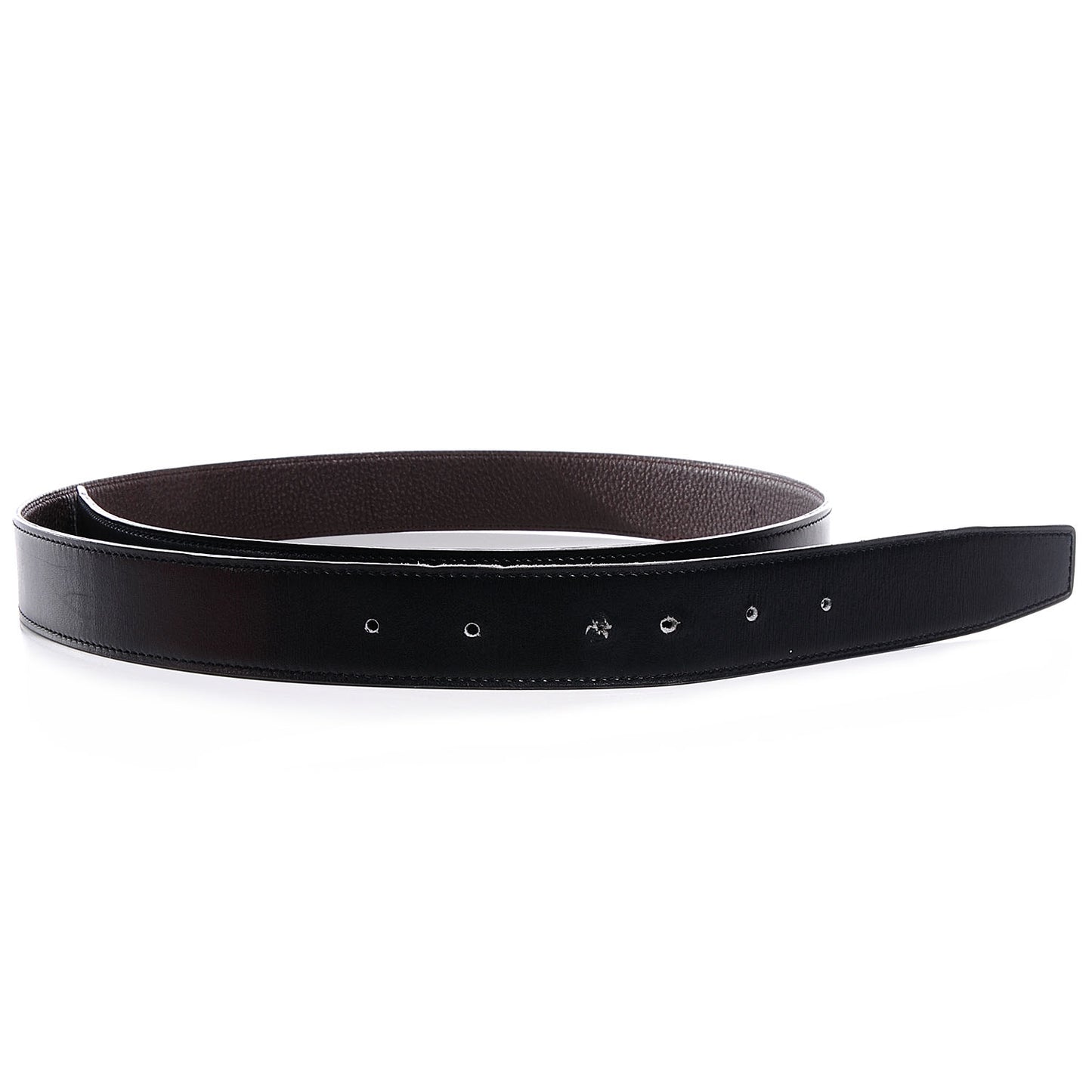 Box Togo Reversible 32mm Belt Strap 100 Noir Ebene