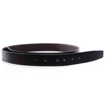 Hermes Box Togo Reversible 32mm Belt Strap 100 Noir Ebene 5 of 6