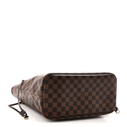 Louis Vuitton Damier Ebene Neo Neverfull MM MM Rose Ballerine 4 of 10