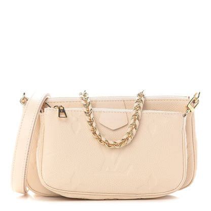 Louis Vuitton Empreinte Monogram Giant Multi Pochette Accessories Cream 1 of 9