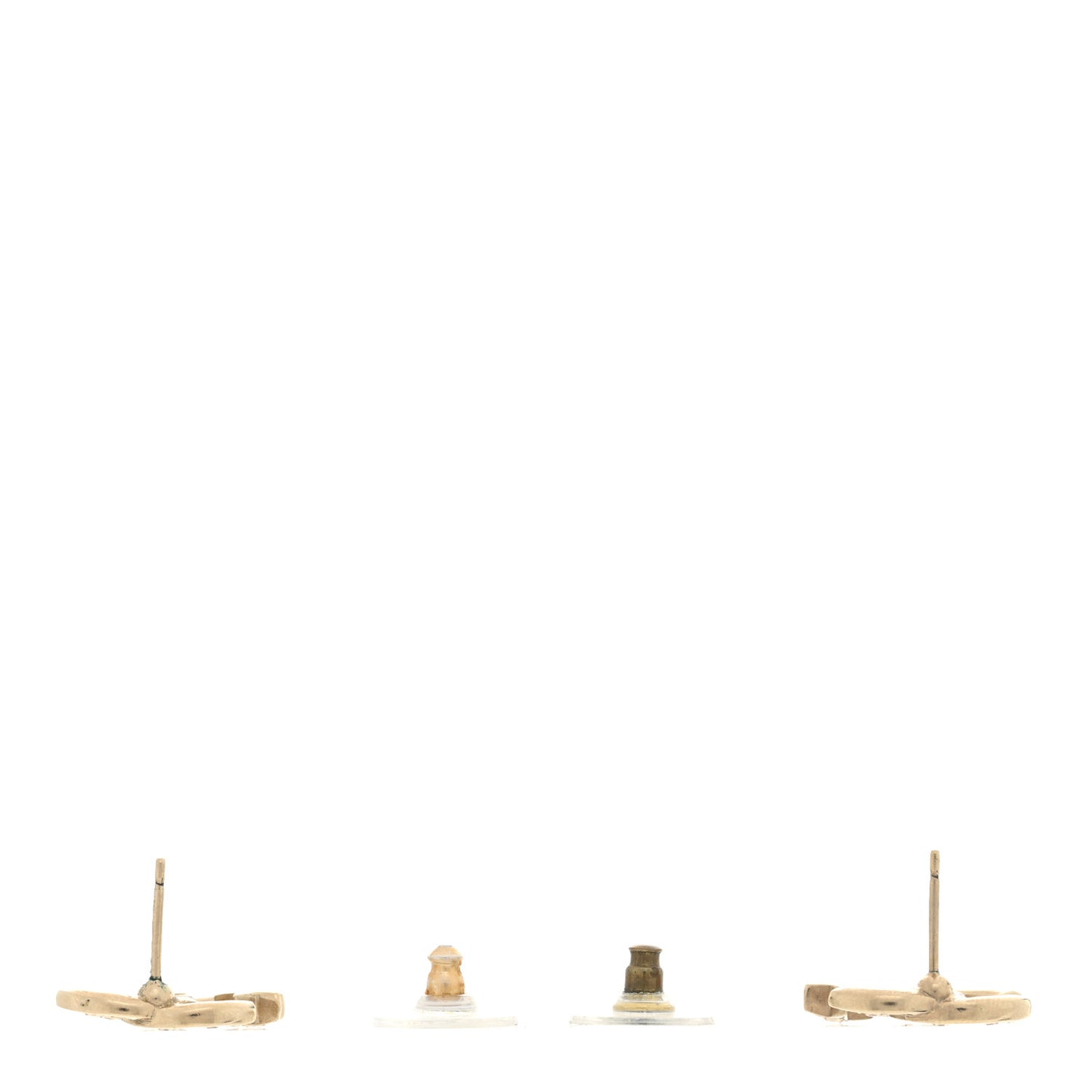Crystal CC Starfall Earrings Gold