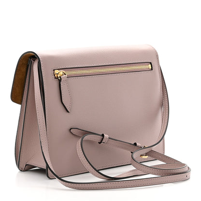 Burberry Derby Calfskin House Check Small Macken Crossbody Bag Pale Orchid 3 of 9