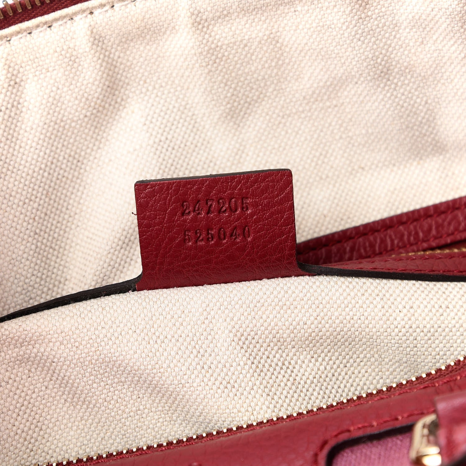 Gucci Monogram Vintage Web Medium Boston Red 7 of 10