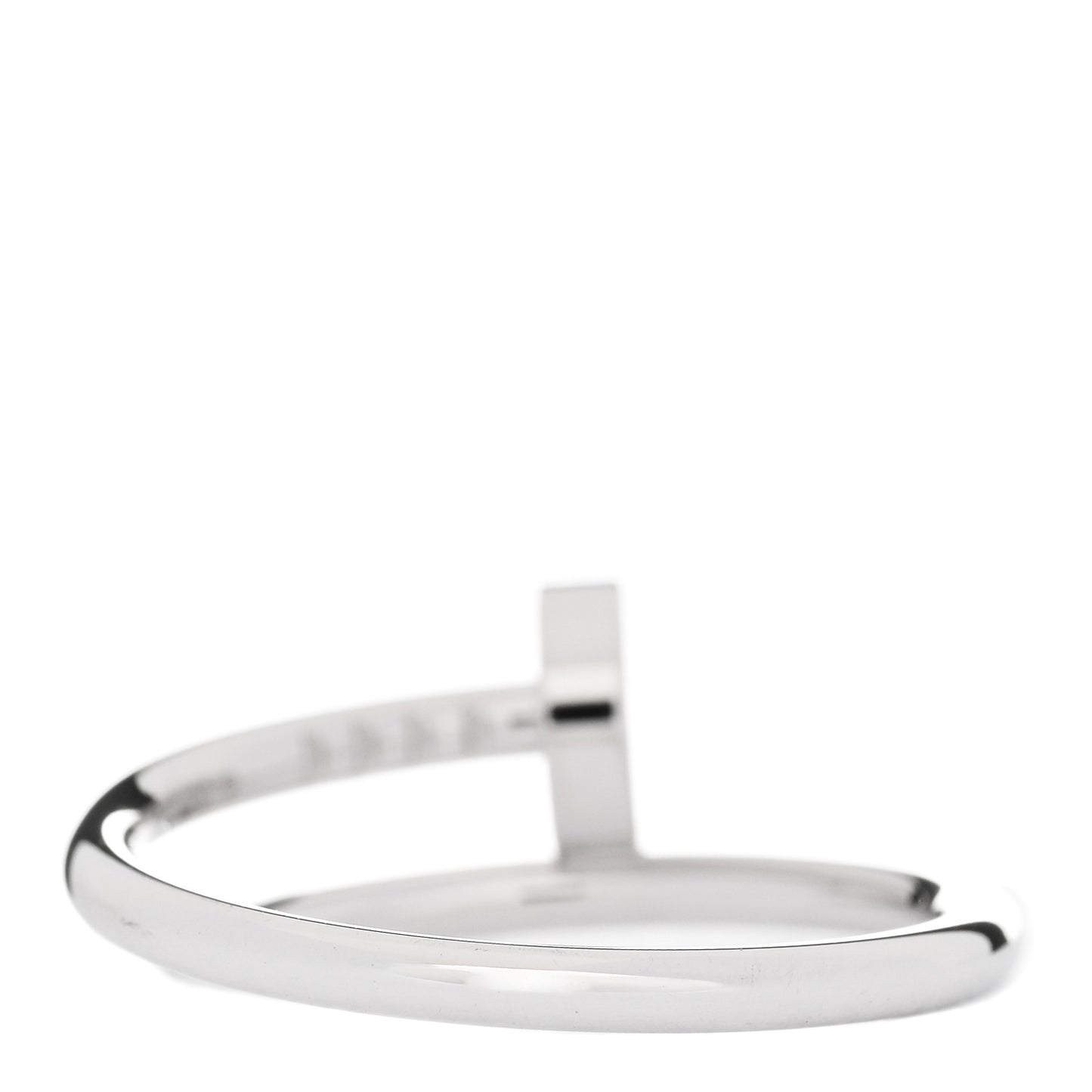 18K White Gold Small Juste Un Clou Ring 50 5.25