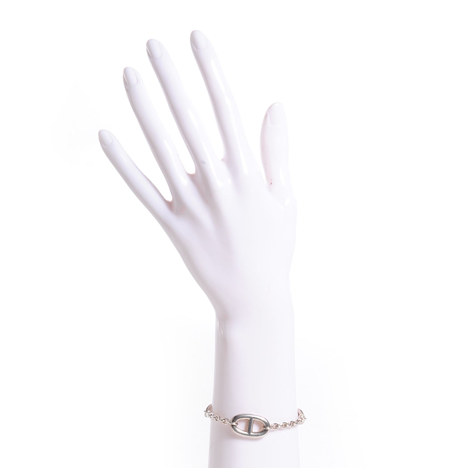 Hermes Sterling Silver Farandole Bracelet LG 2 of 5