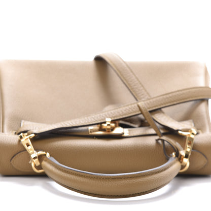Hermes Togo Kelly Retourne 25 Bronze Dore 8 of 36