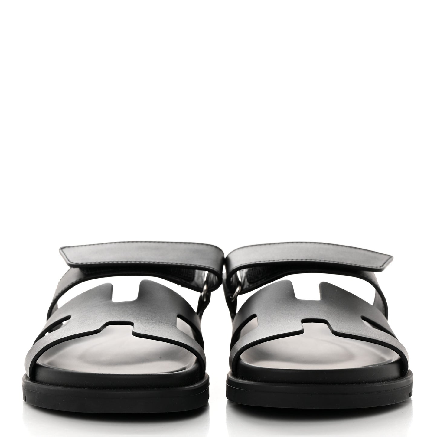 Calfskin Womens Chypre Sandals 35.5 Black