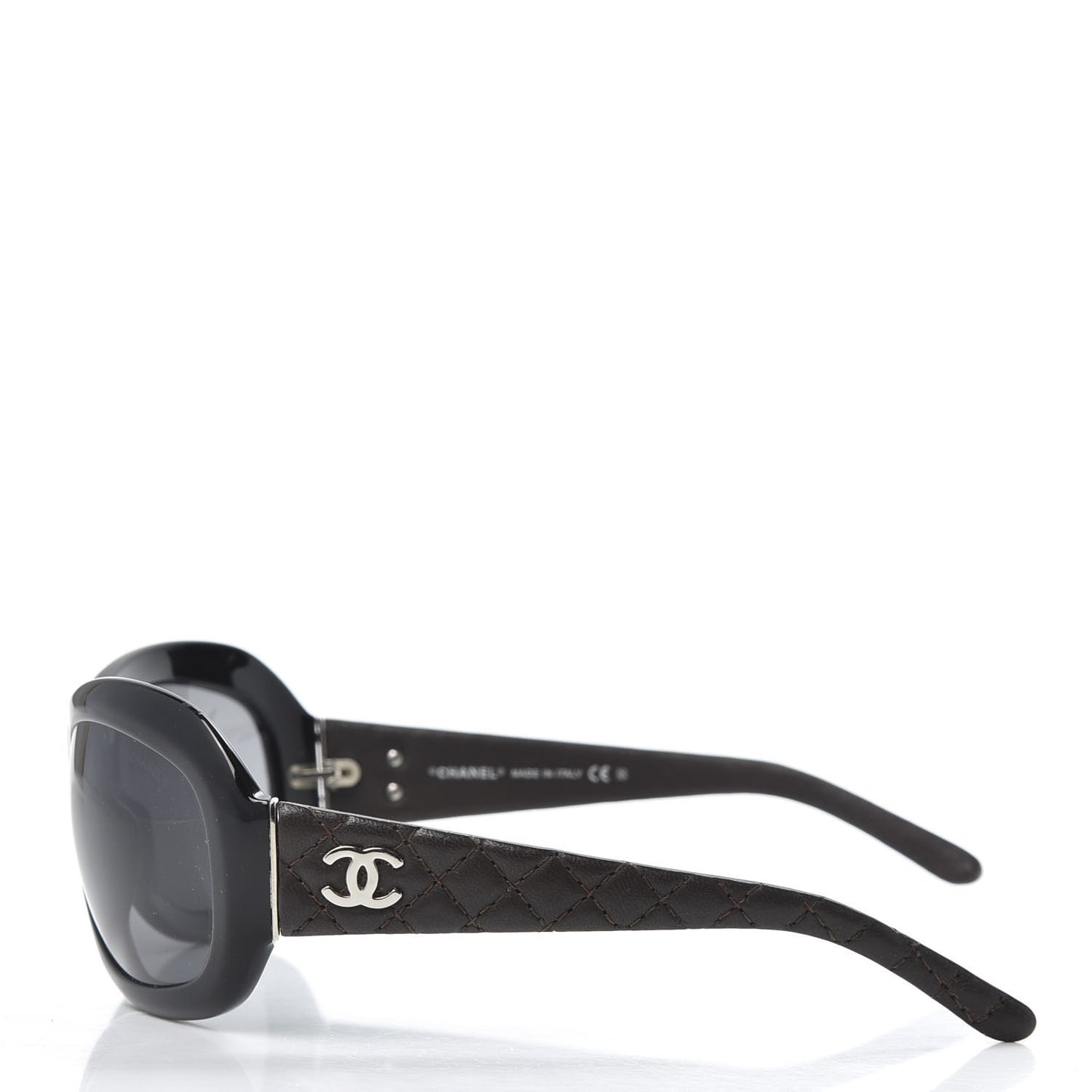 Lambskin Quilted CC Sunglasses 5116-Q Black
