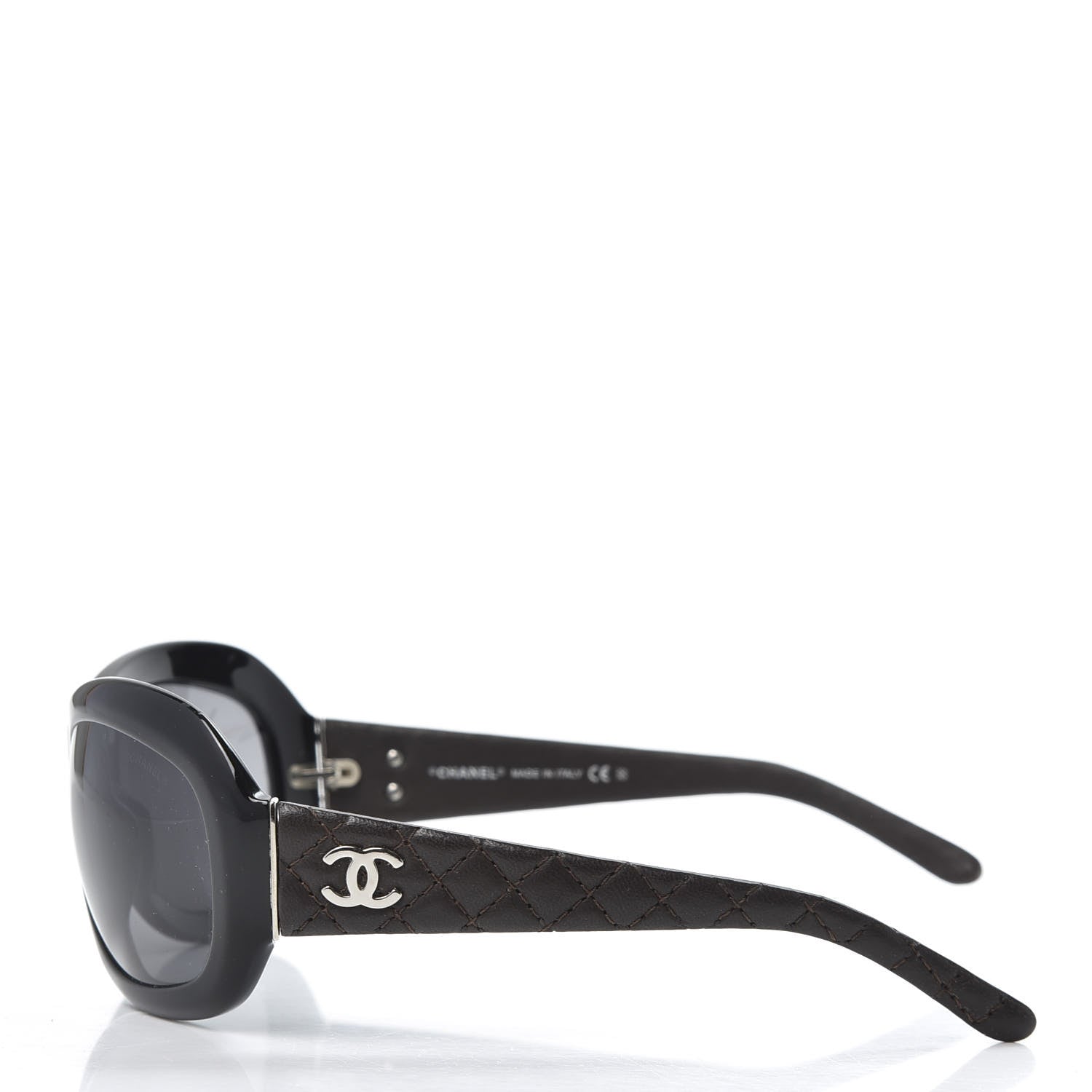 Chanel Lambskin Quilted CC Sunglasses 5116-Q Black 3 of 9