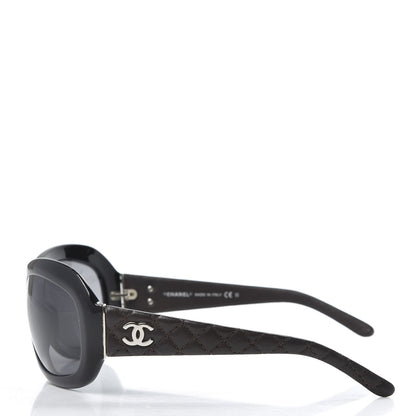Chanel Lambskin Quilted CC Sunglasses 5116-Q Black 3 of 9