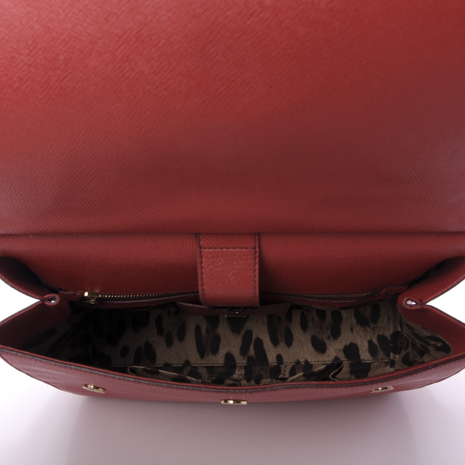 Dolce & Gabbana Dauphine Large Miss Sicily Satchel Rosso 5 of 8
