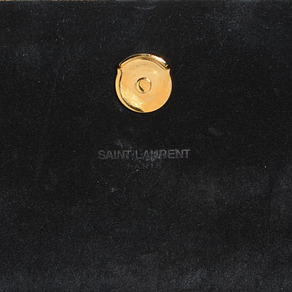 Saint Laurent Calfskin Small Classic Monogram Kate Tassel Satchel Gold 8 of 8