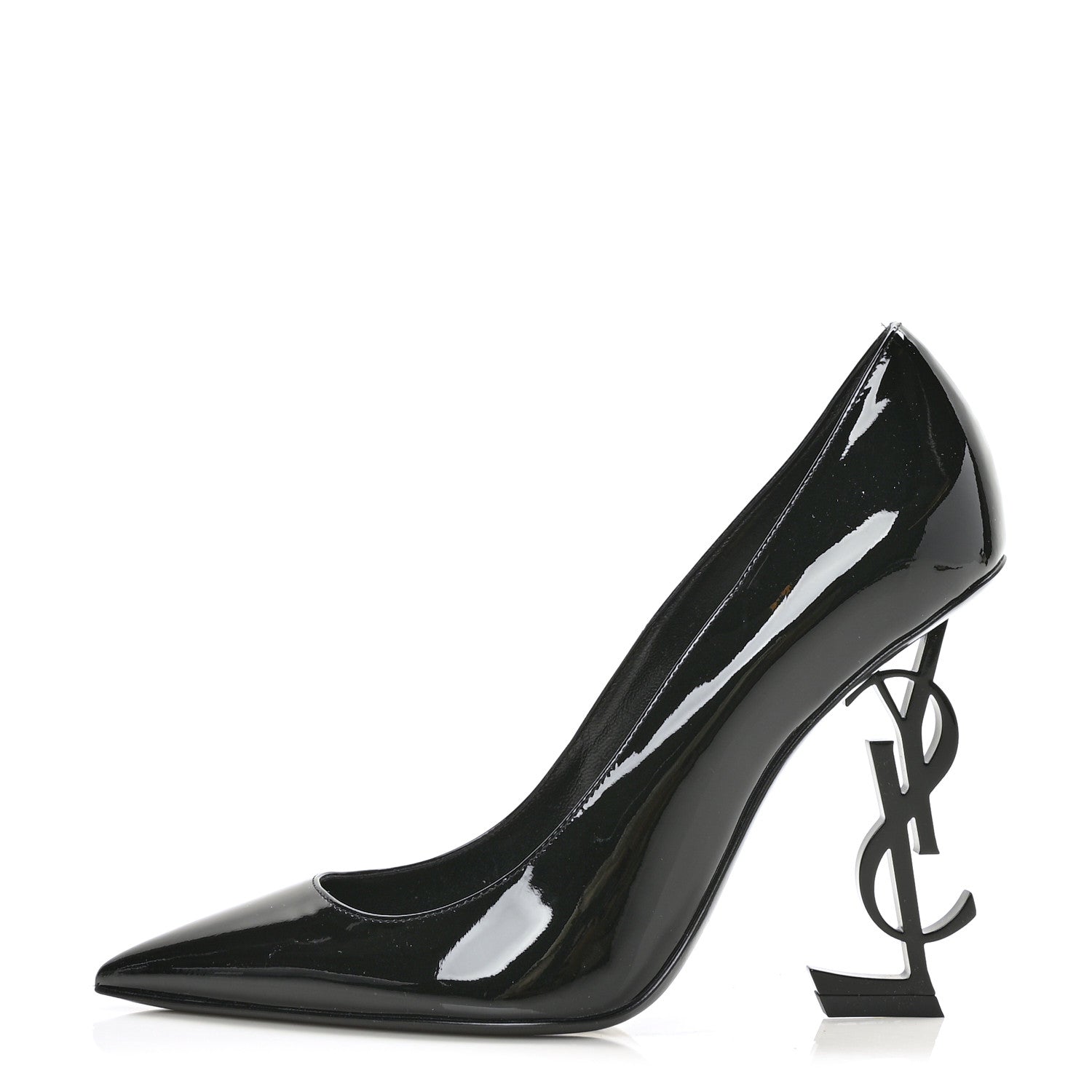 Saint Laurent Patent Opyum 110 Pumps 37.5 Black 1 of 7