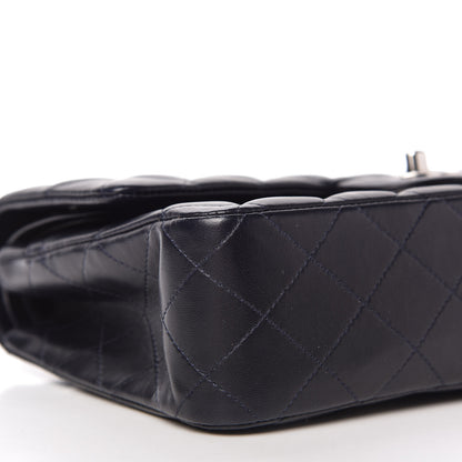 Chanel Lambskin Quilted Medium Double Flap Dark Navy 6 of 11