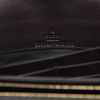 Gucci Guccissima Signature Dice Chain Wallet Chocolate 5 of 8